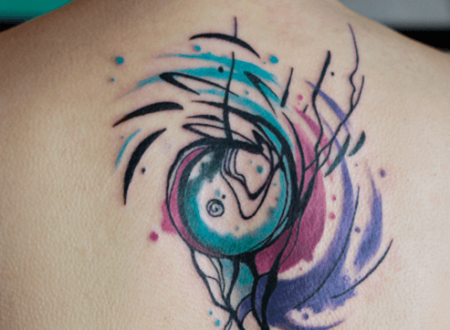 watercolor tattoo
