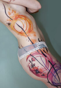 abstract tattoo