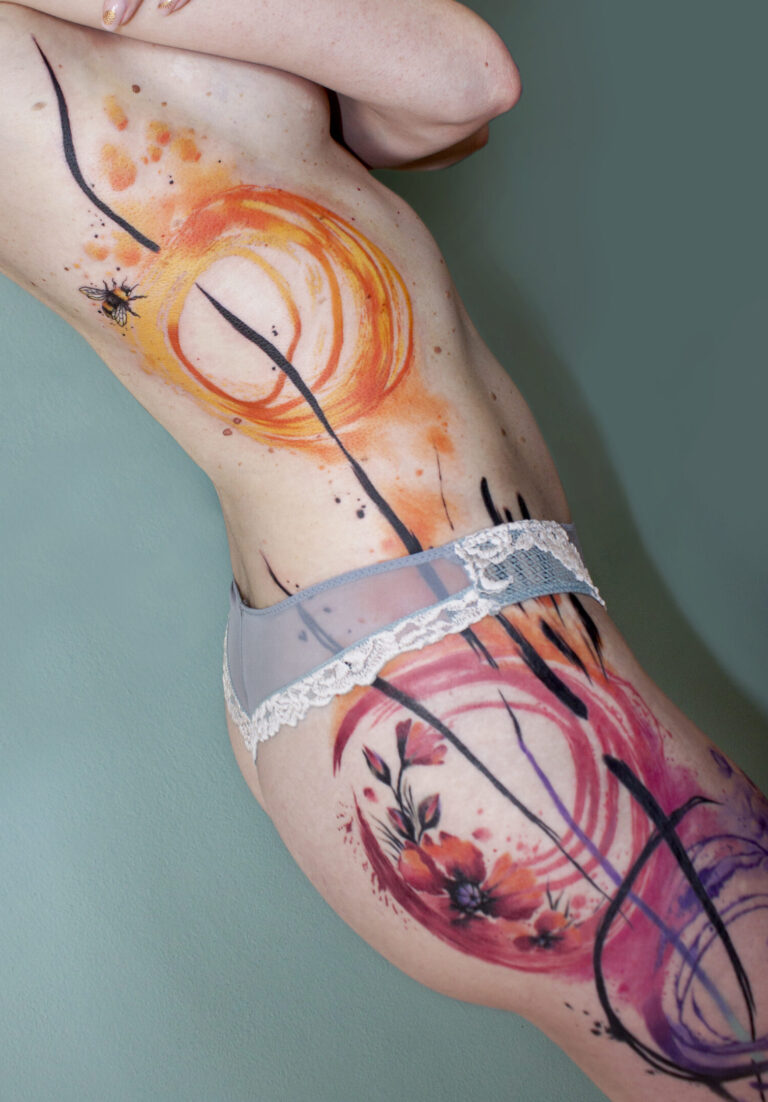 abstract tattoo